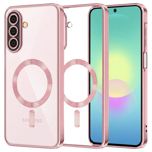 MagSafe-deksel for Samsung Galaxy A27 5G, Techsuit, Luxury Crystal, Rosa