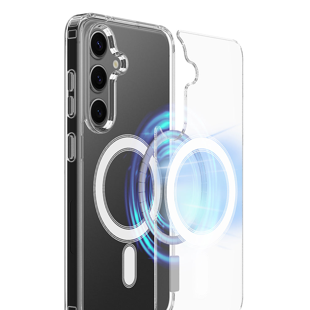 MagSafe-deksel for Samsung Galaxy A27 5G, Techsuit, Pro, Transparent