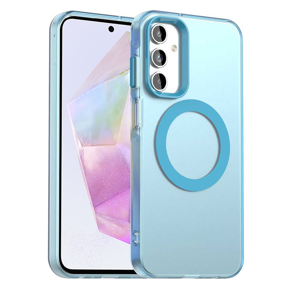 MagSafe-deksel for Samsung Galaxy A35 5G A356, Techsuit, CandyCase, Blå