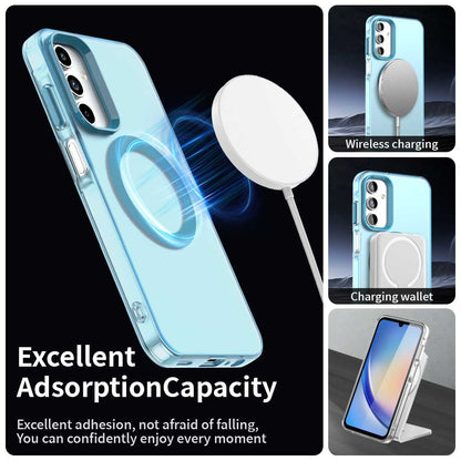 MagSafe-deksel for Samsung Galaxy A35 5G A356, Techsuit, CandyCase, Blå