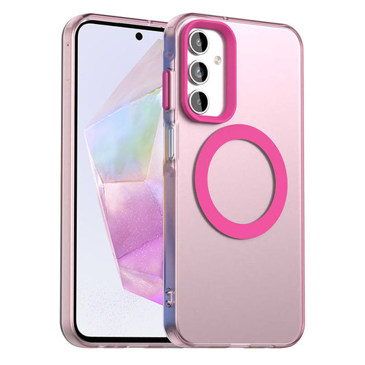 MagSafe-deksel for Samsung Galaxy A35 5G A356, Techsuit, CandyCase, Rosa