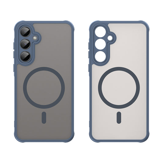 MagSafe-deksel for Samsung Galaxy A35 5G A356, Techsuit, HaloFrost II, Marineblå