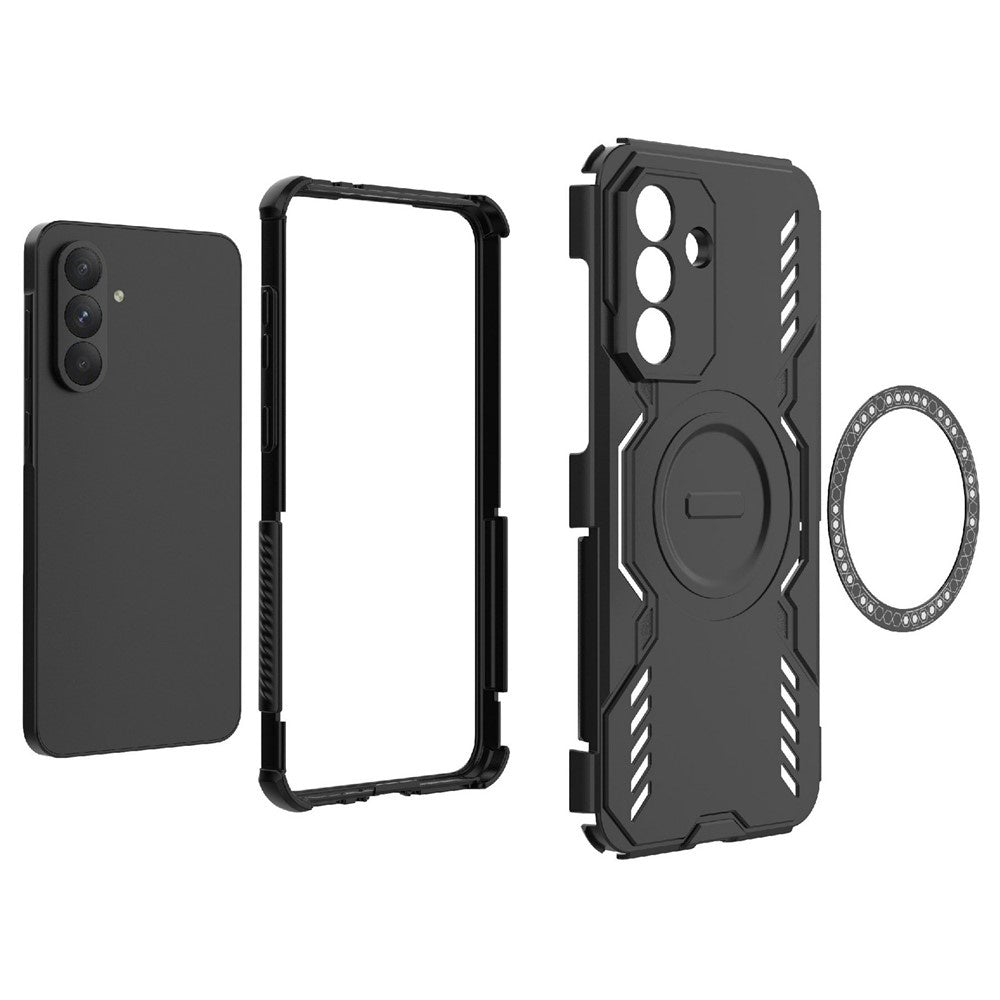 MagSafe-deksel for Samsung Galaxy A36 A366, Techsuit, ArmorMag, Blå