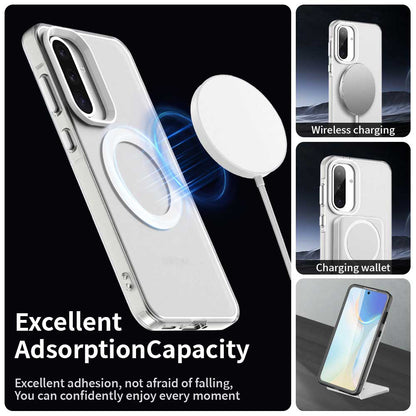 MagSafe-deksel for Samsung Galaxy A36 A366, Techsuit, CandyCase, Hvit