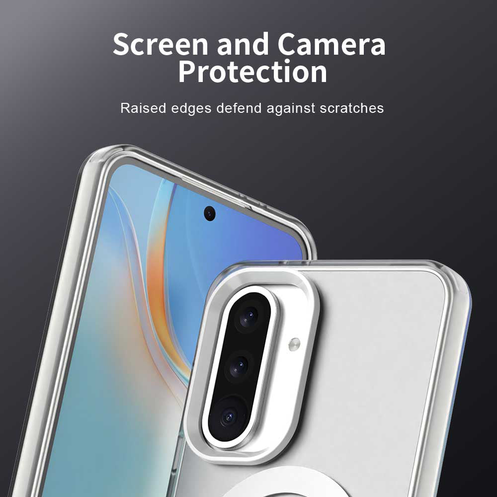 MagSafe-deksel for Samsung Galaxy A36 A366, Techsuit, CandyCase, Hvit