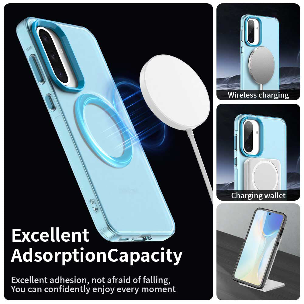 MagSafe-deksel for Samsung Galaxy A36 A366, Techsuit, CandyCase, Blå