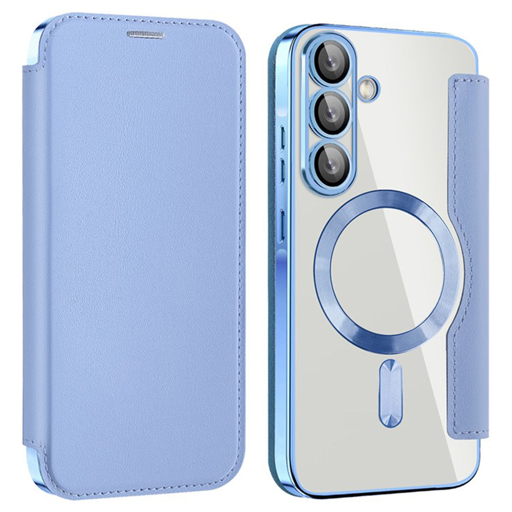 MagSafe-deksel for Samsung Galaxy A36 A366, Techsuit, SmartMag Book, Blå