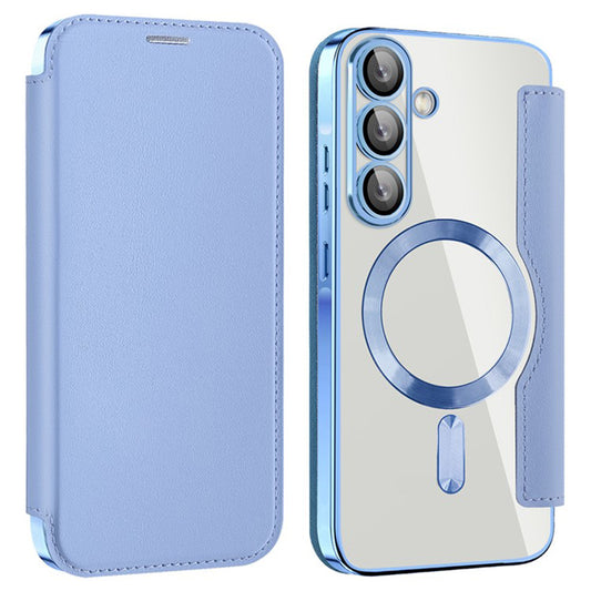 MagSafe-deksel for Samsung Galaxy A36 A366, Techsuit, SmartMag Book, Blå