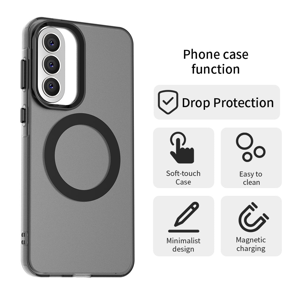 MagSafe-deksel for Samsung Galaxy A37 5G, Techsuit, CandyCase, Svart