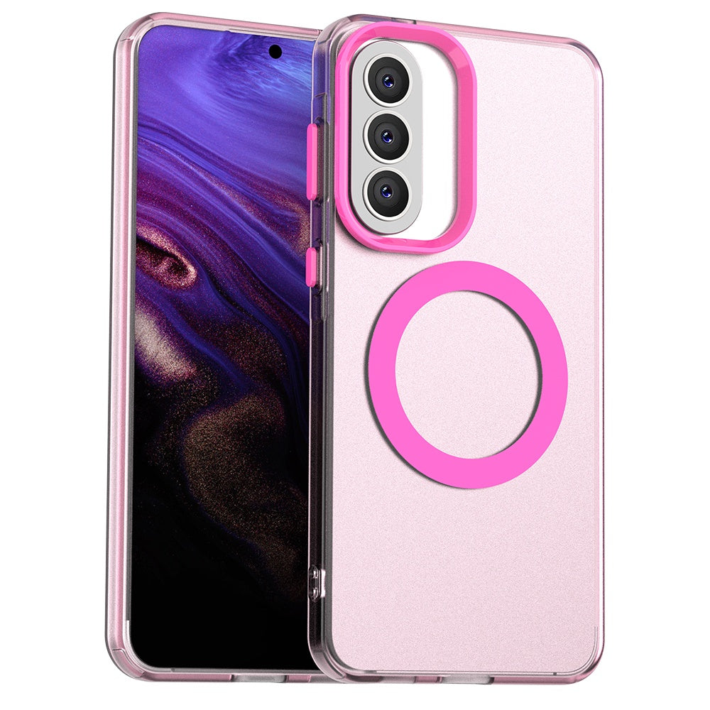 MagSafe-deksel for Samsung Galaxy A37 5G, Techsuit, CandyCase, Rosa