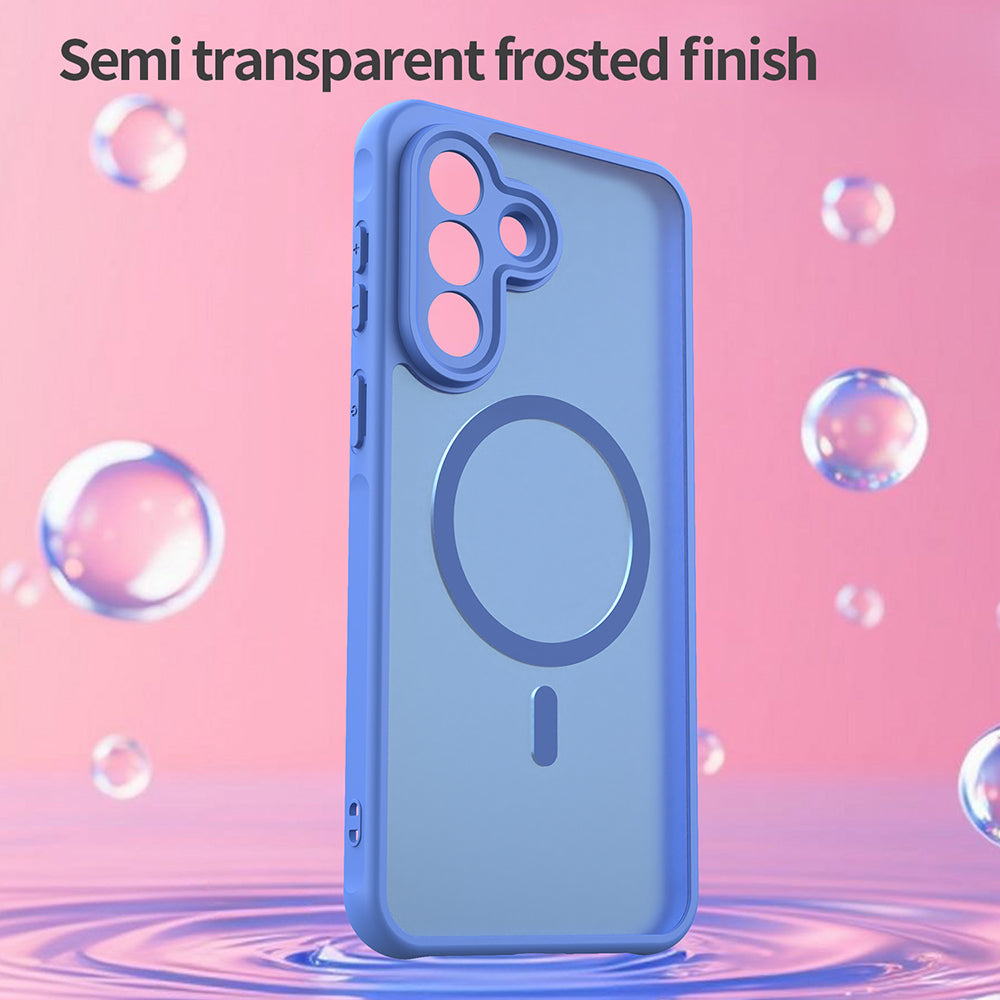 MagSafe-deksel for Samsung Galaxy A37 5G, Techsuit, HaloFrost II, Blå