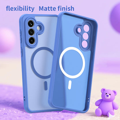 MagSafe-deksel for Samsung Galaxy A37 5G, Techsuit, HaloFrost II, Blå
