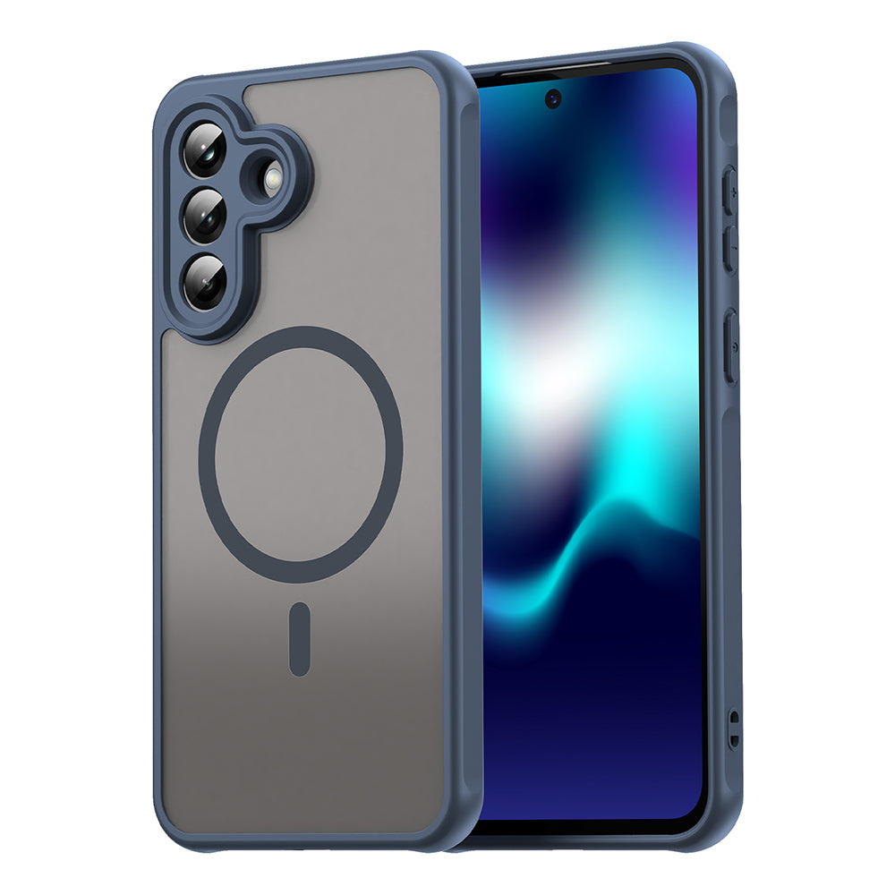 MagSafe-deksel for Samsung Galaxy A37 5G, Techsuit, HaloFrost II, Marineblå