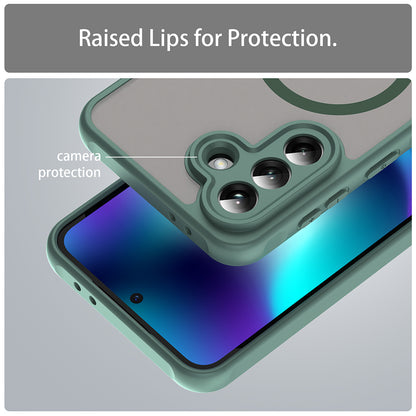 MagSafe-deksel for Samsung Galaxy A37 5G, Techsuit, HaloFrost II, Grønn