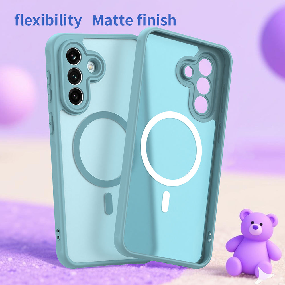 MagSafe-deksel for Samsung Galaxy A37 5G, Techsuit, HaloFrost II, Lys Grønn