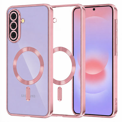 MagSafe-deksel for Samsung Galaxy A37 5G, Techsuit, Luxury Crystal, Rosa