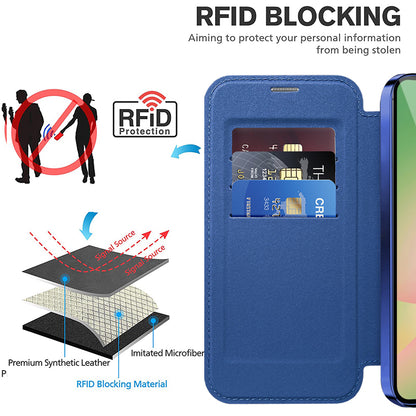 MagSafe-deksel for Samsung Galaxy A37 5G, Techsuit, SmartMag Book, Blå