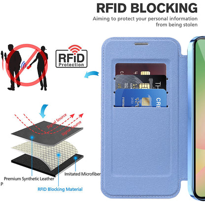 MagSafe-deksel for Samsung Galaxy A37 5G, Techsuit, SmartMag Book, Blå