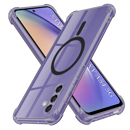 MagSafe-deksel for Samsung Galaxy A54 A546, Techsuit, støtsikker klar, røykfarget