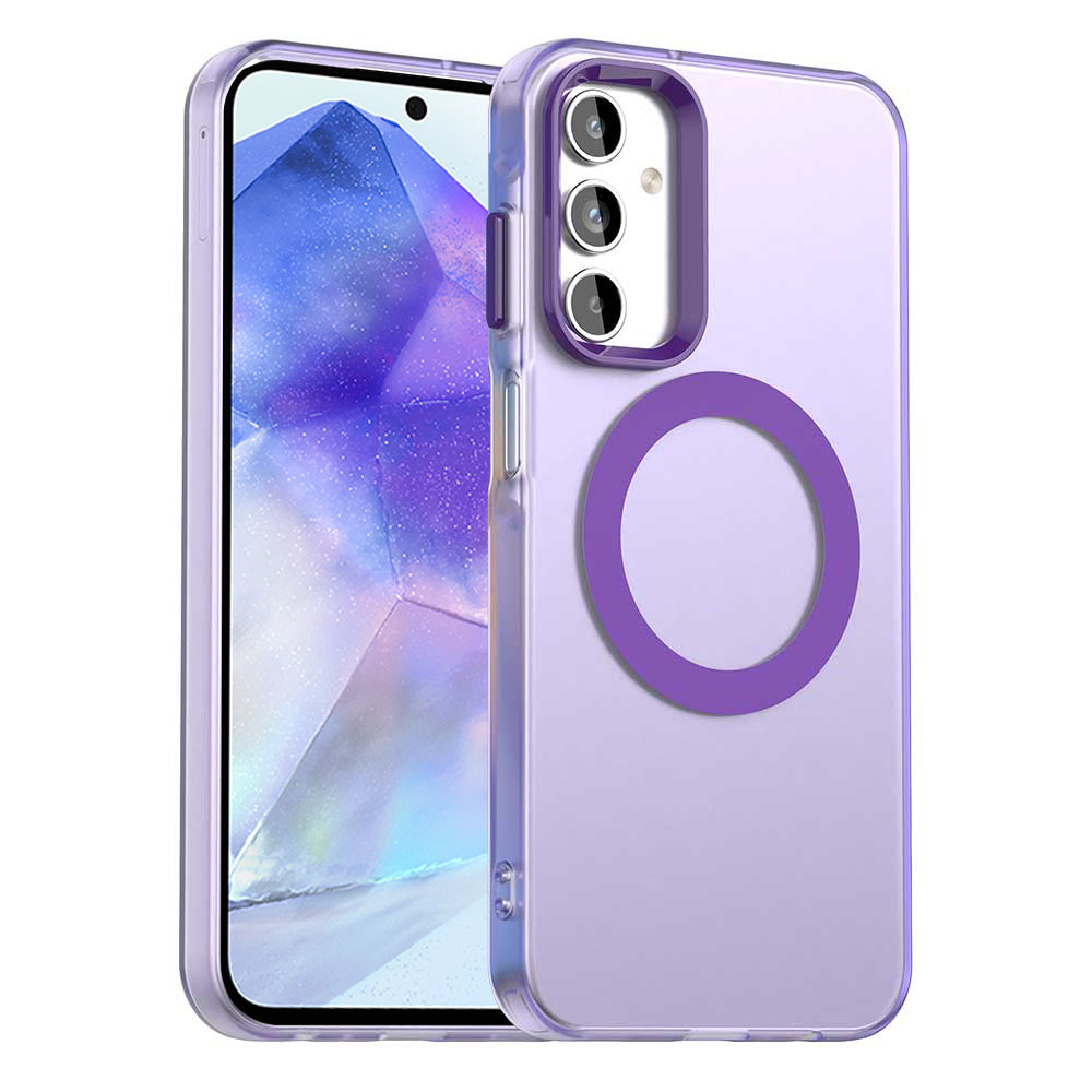 MagSafe-deksel for Samsung Galaxy A55 5G A556, Techsuit, CandyCase, Lilla