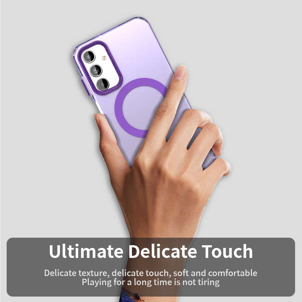 MagSafe-deksel for Samsung Galaxy A55 5G A556, Techsuit, CandyCase, Lilla