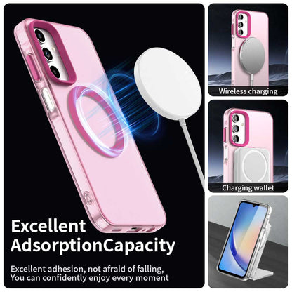 MagSafe-deksel for Samsung Galaxy A55 5G A556, Techsuit, CandyCase, Rosa