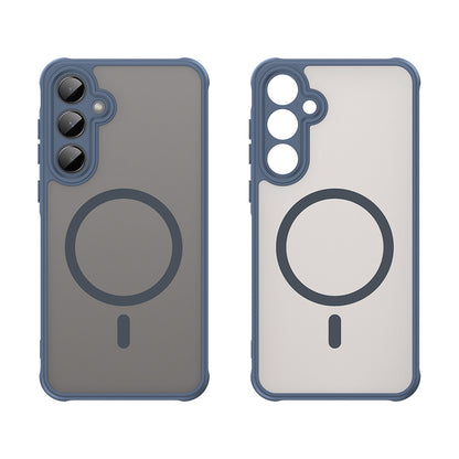 MagSafe-deksel for Samsung Galaxy A55 5G A556, Techsuit, HaloFrost II, Marineblå