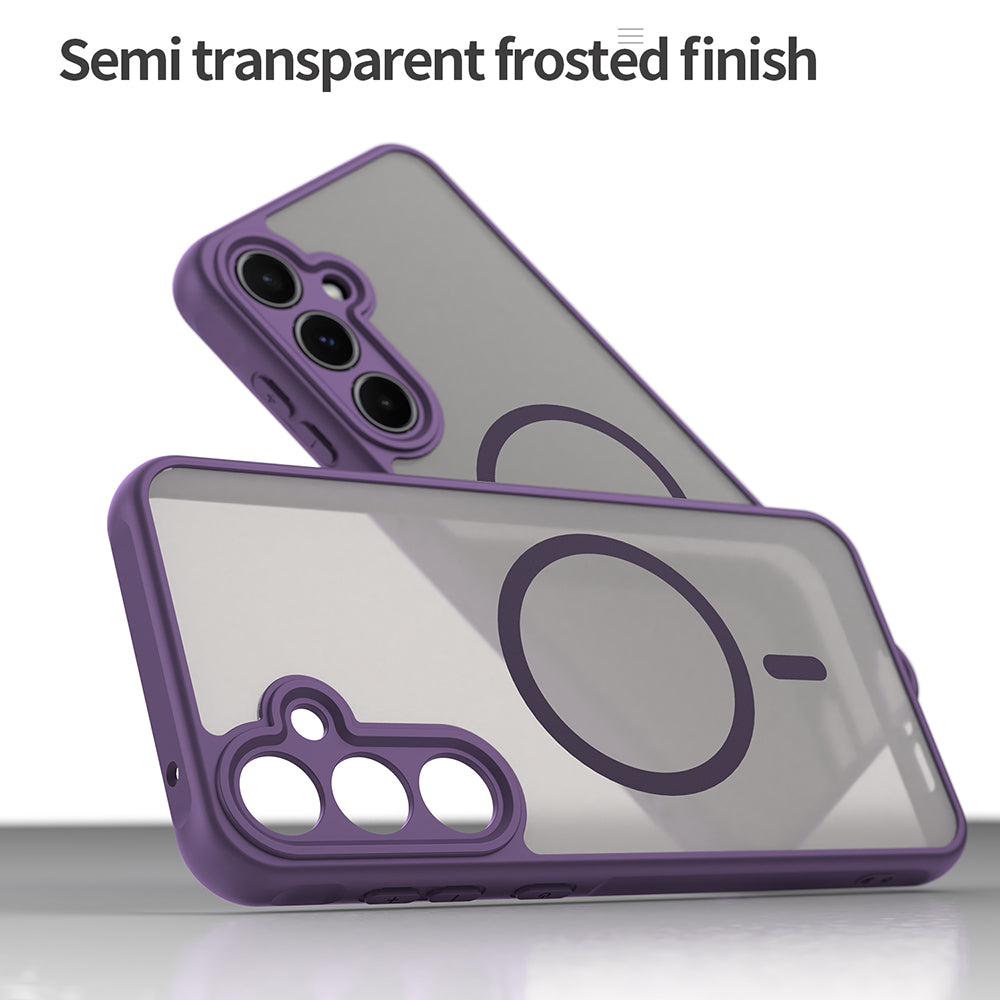 MagSafe-deksel for Samsung Galaxy A55 5G A556, Techsuit, HaloFrost II, Lilla