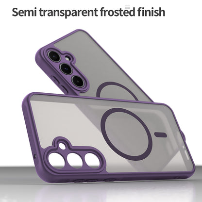 MagSafe-deksel for Samsung Galaxy A55 5G A556, Techsuit, HaloFrost II, Lilla