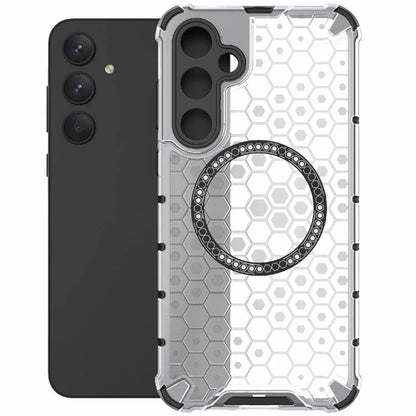 MagSafe-deksel for Samsung Galaxy A55 5G A556, Techsuit, HoneyComb Shield, Hvit