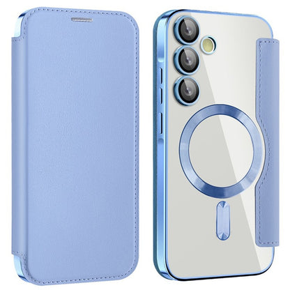 MagSafe-deksel for Samsung Galaxy A55 5G A556, Techsuit, SmartMag Book, Blå