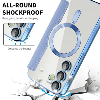 MagSafe-deksel for Samsung Galaxy A55 5G A556, Techsuit, SmartMag Book, Blå