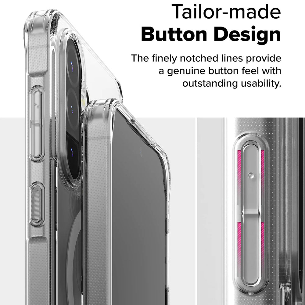 MagSafe-deksel for Samsung Galaxy A56 A566 / A36 A366, Ringke, Fusion, Transparent
