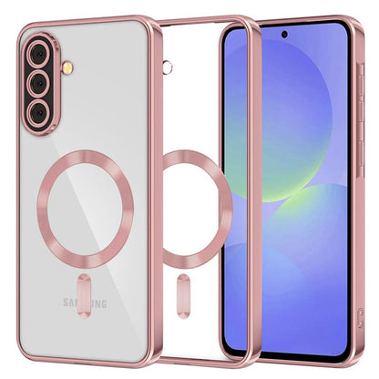 MagSafe-deksel for Samsung Galaxy A56 A566 / A36 A366, Techsuit, Luxury Crystal, Rosa
