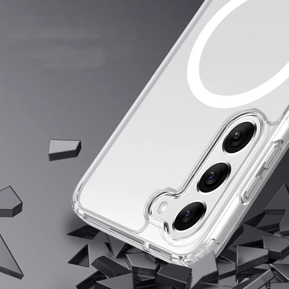 MagSafe-deksel for Samsung Galaxy A56 A566 / A36 A366, Techsuit, Pro, Transparent