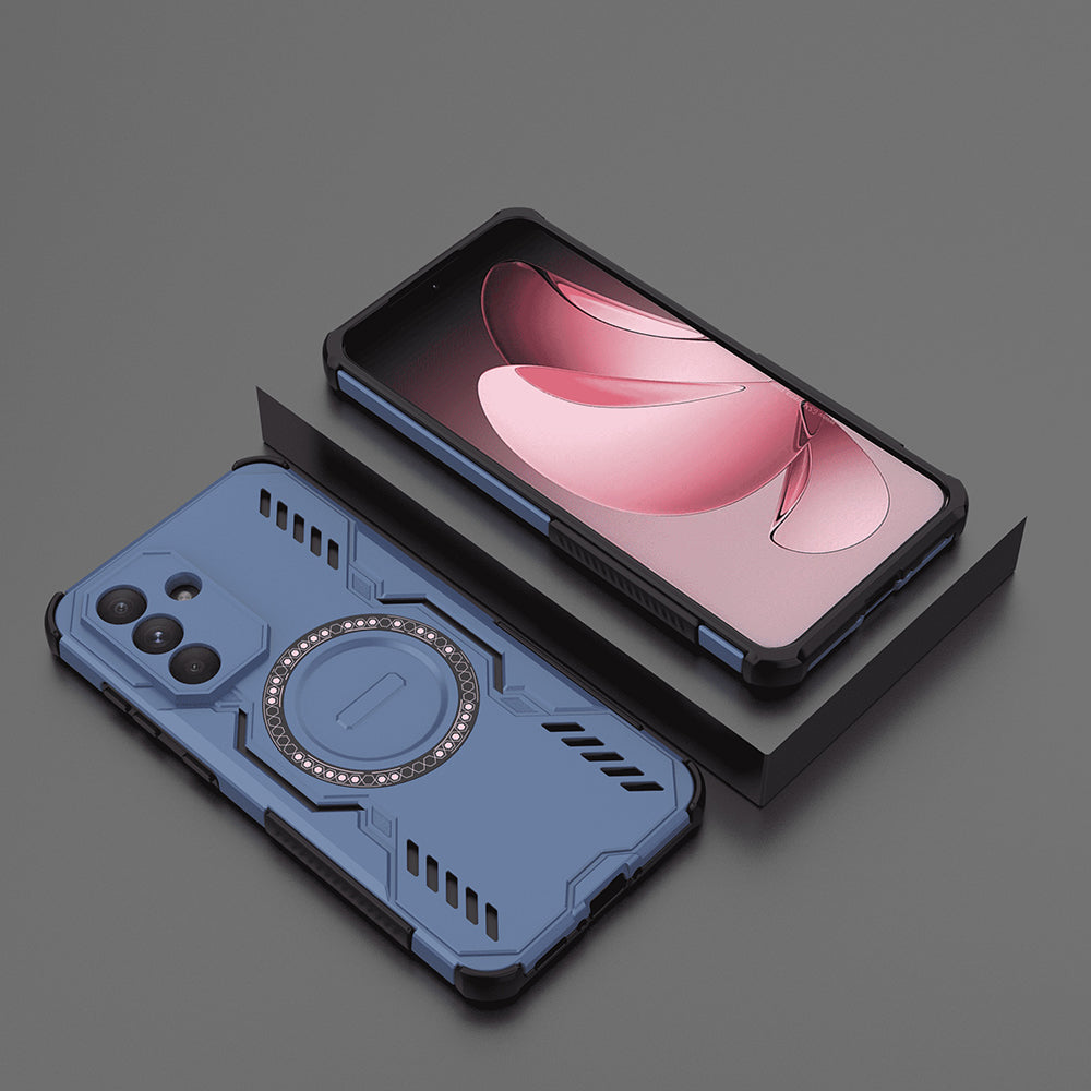 MagSafe-deksel for Samsung Galaxy A56 A566, Techsuit, ArmorMag, Blå