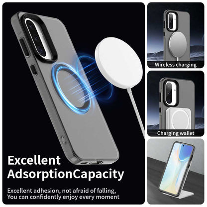 MagSafe-deksel for Samsung Galaxy A56 A566, Techsuit, CandyCase, Svart