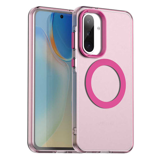 MagSafe-deksel for Samsung Galaxy A56 A566, Techsuit, CandyCase, Rosa