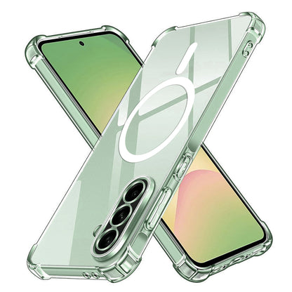 MagSafe-deksel for Samsung Galaxy A56 A566, Techsuit, støtsikker, gjennomsiktig