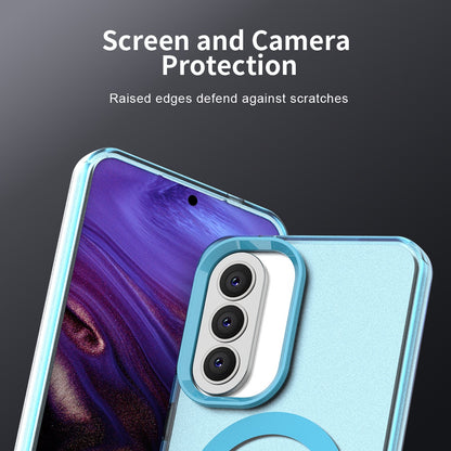 MagSafe-deksel for Samsung Galaxy A57 5G, Techsuit, CandyCase, Blå