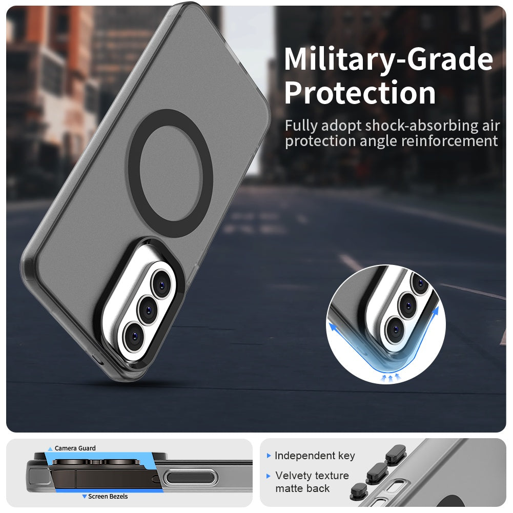 MagSafe-deksel for Samsung Galaxy A57 5G, Techsuit, CandyCase, Svart