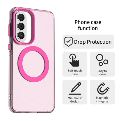 MagSafe-deksel for Samsung Galaxy A57 5G, Techsuit, CandyCase, Rosa