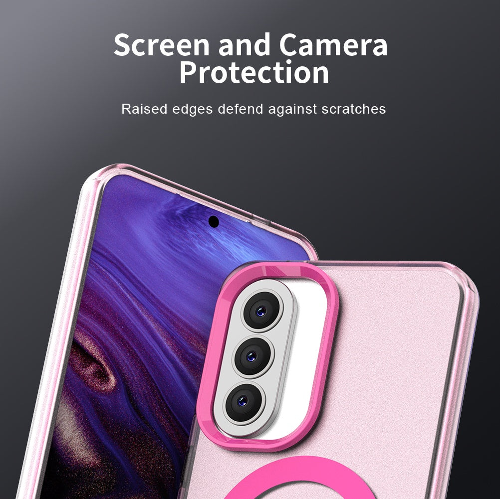 MagSafe-deksel for Samsung Galaxy A57 5G, Techsuit, CandyCase, Rosa
