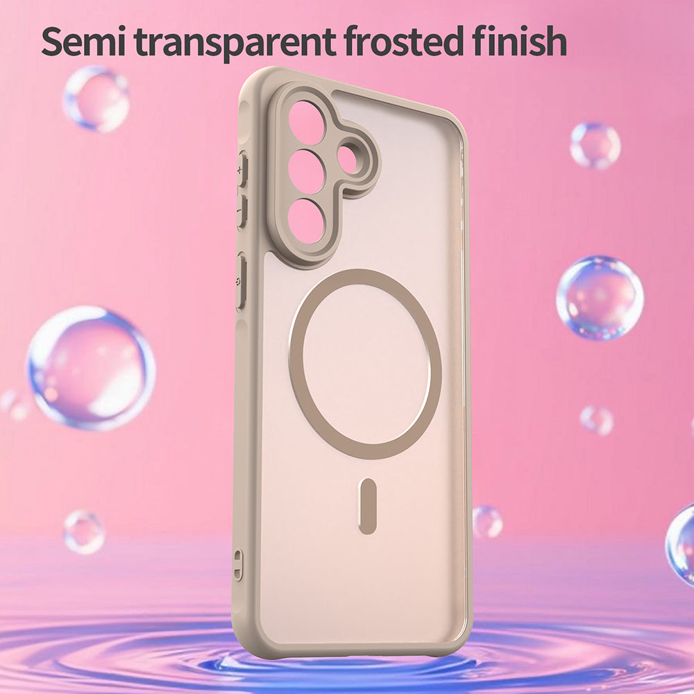 MagSafe-deksel for Samsung Galaxy A57 5G, Techsuit, HaloFrost II, Gull