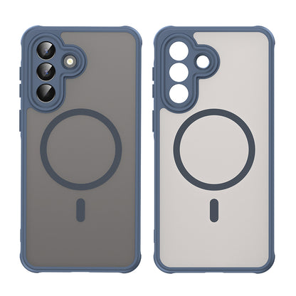 MagSafe-deksel for Samsung Galaxy A57 5G, Techsuit, HaloFrost II, Marineblå