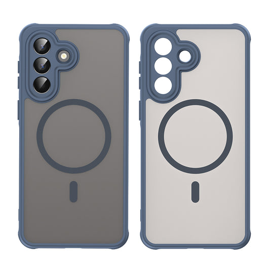 MagSafe-deksel for Samsung Galaxy A57 5G, Techsuit, HaloFrost II, Marineblå