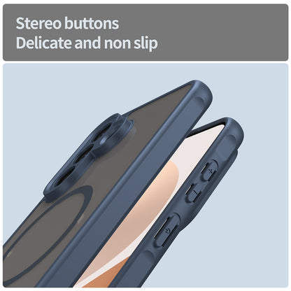 MagSafe-deksel for Samsung Galaxy A57 5G, Techsuit, HaloFrost II, Marineblå