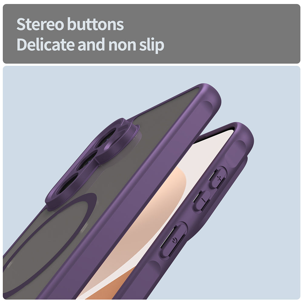 MagSafe-deksel for Samsung Galaxy A57 5G, Techsuit, HaloFrost II, Lilla