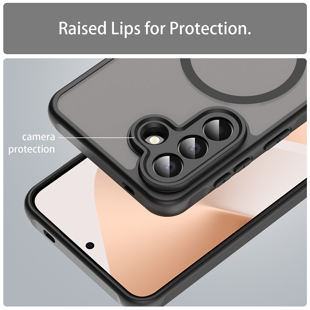 MagSafe-deksel for Samsung Galaxy A57 5G, Techsuit, HaloFrost II, Svart