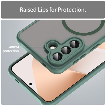 MagSafe-deksel for Samsung Galaxy A57 5G, Techsuit, HaloFrost II, Grønn